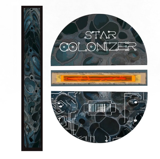 Star Colonizer, Package visual design flat printed